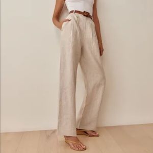 Reformation Vesta Linen Pant